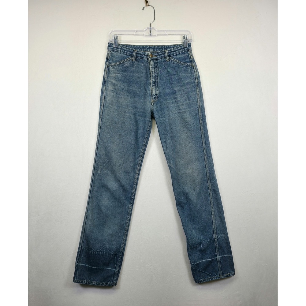 VTG Nest Ce Pas Jeans Womens 11/12 Blue Denim True‎ Vintage Retro 70s 27x30